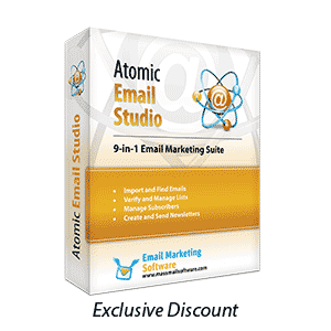 70% Off Atomic Email Studio Discount Coupon Code